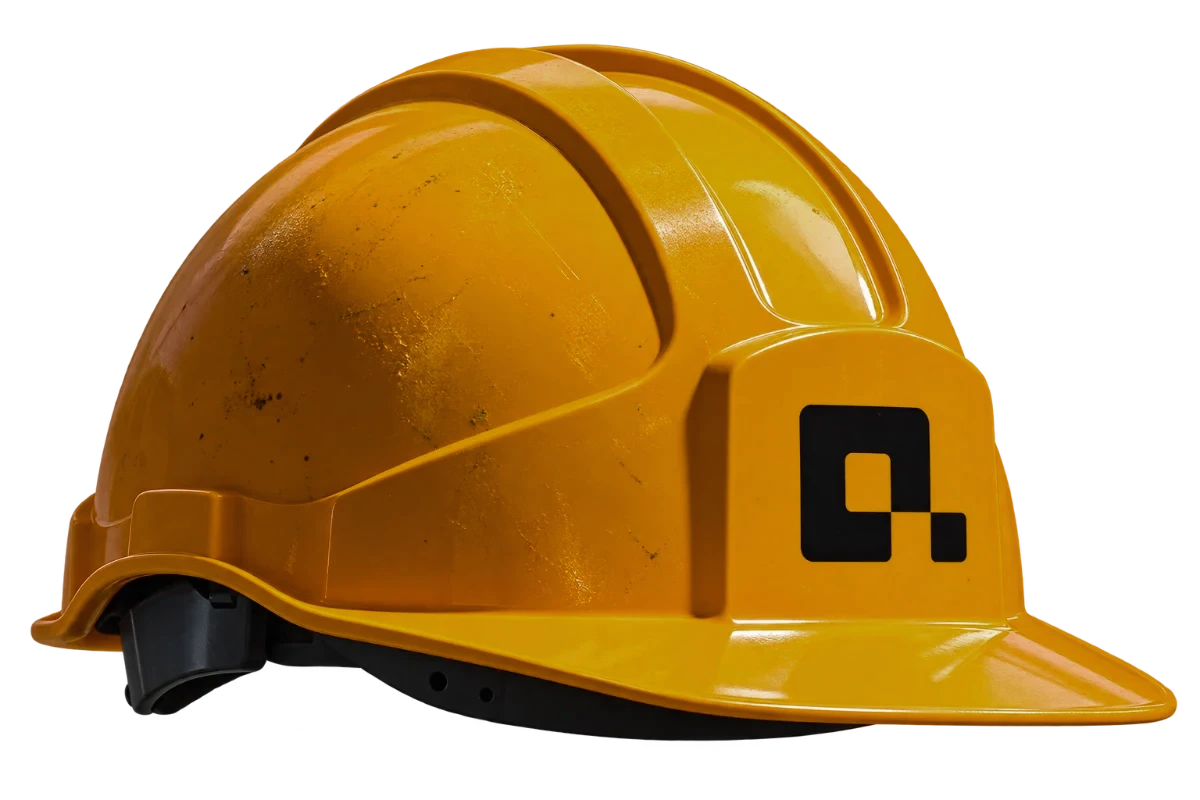 Casco de seguridad amarillo Zatrix